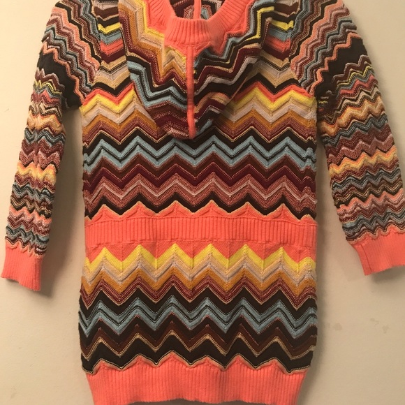 MISSONI TARGET ZIG ZAG ZIP HOODIE SWEATER - Picture 7 of 14